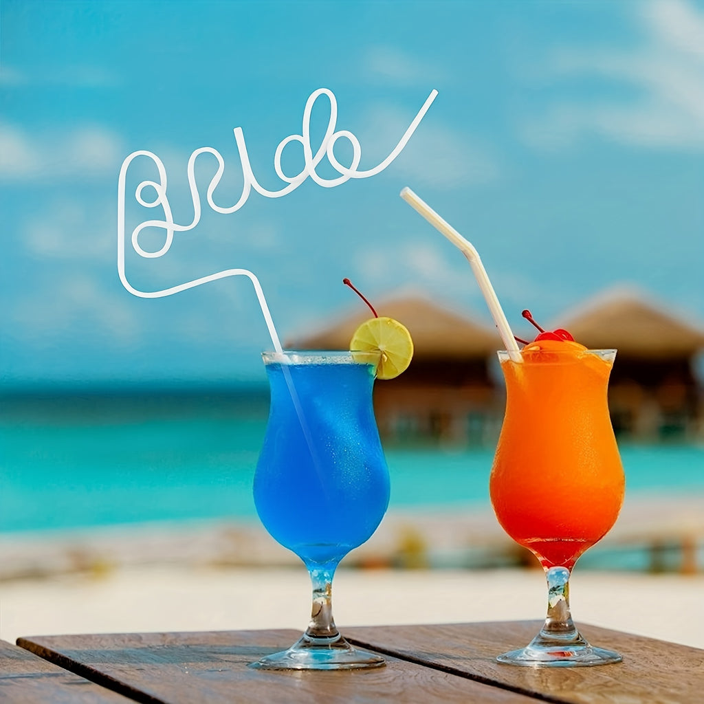 Bride To Be Bachelorette Party Straws
