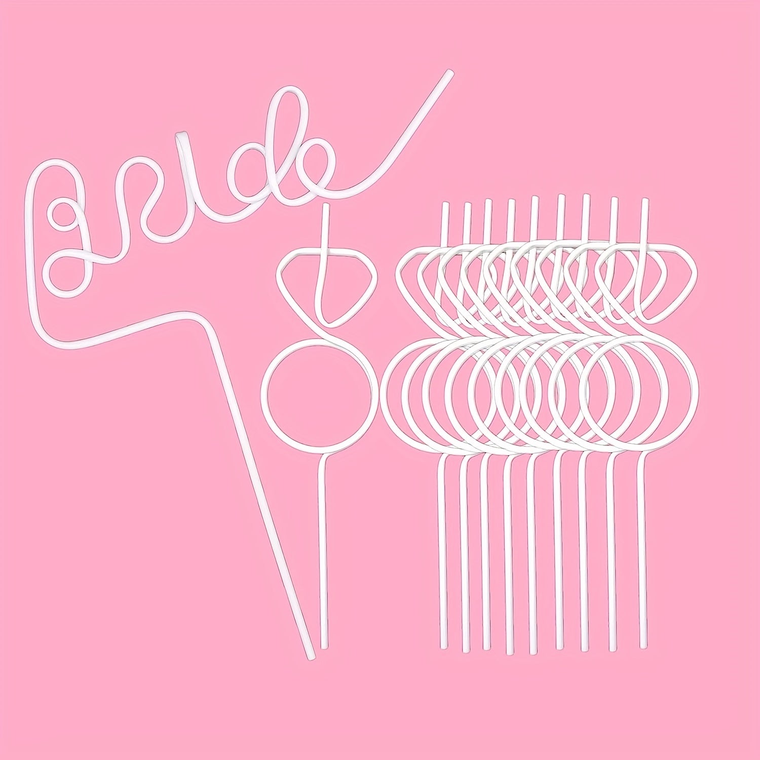 Bride To Be Bachelorette Party Straws