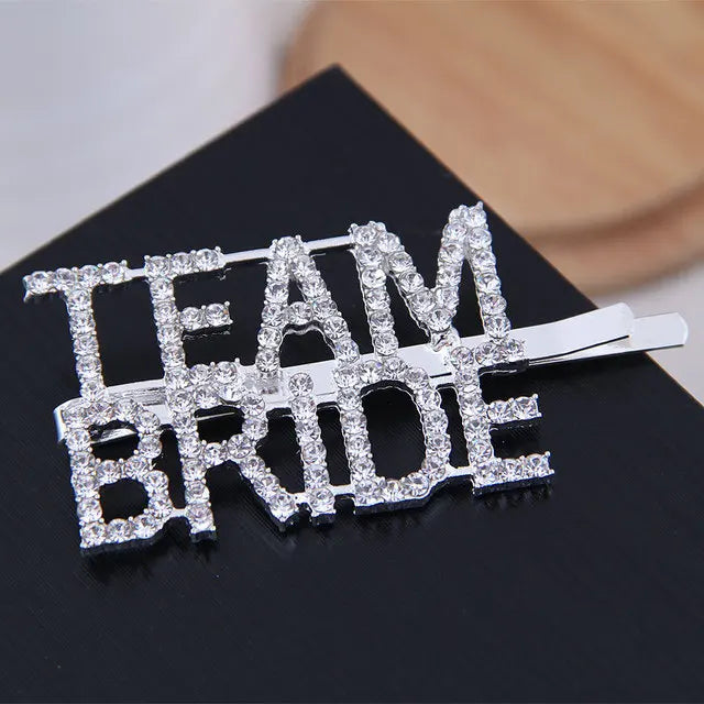 Team Bride To Be Hair Pin