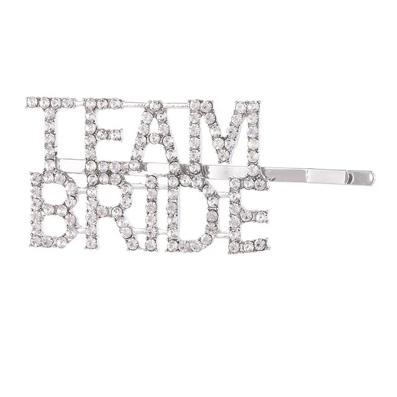 Team Bride To Be Hair Pin