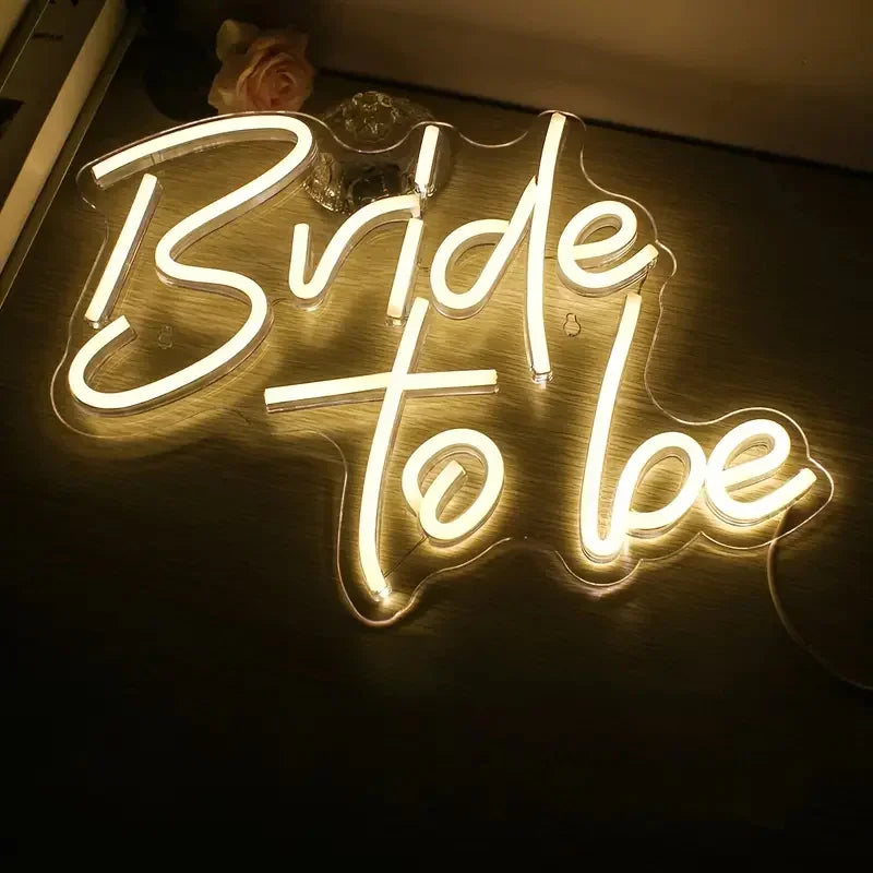Bride to be Neon LED Light Sign USB