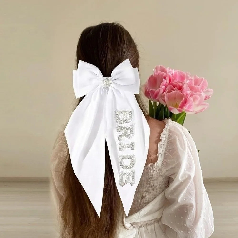 Pearl Bride Hair Bow