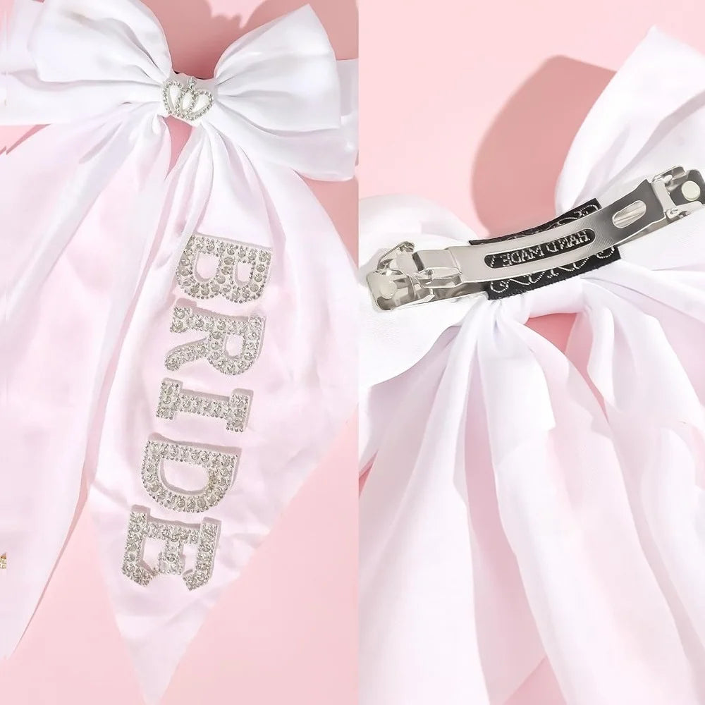 Pearl Bride Hair Bow