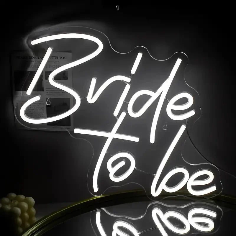 Bride to be Neon LED Light Sign USB