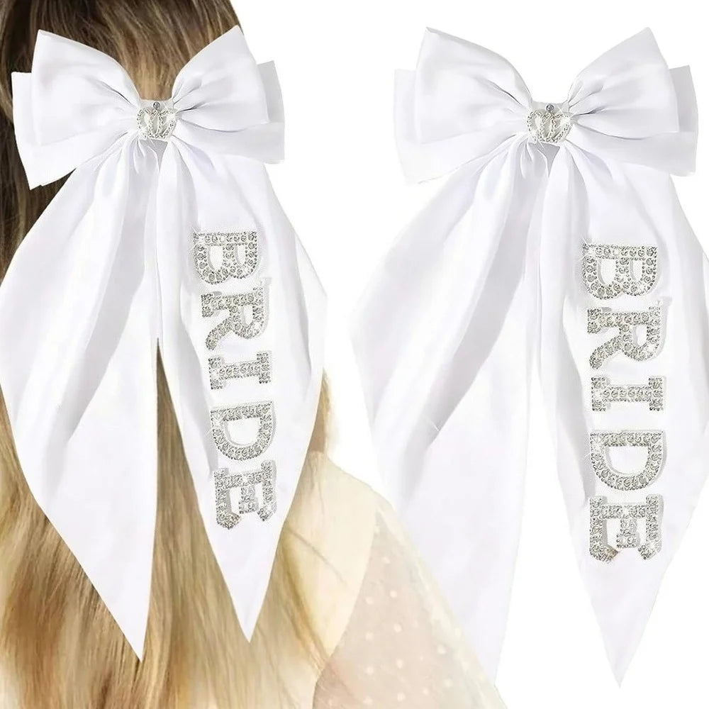 Pearl Bride Hair Bow