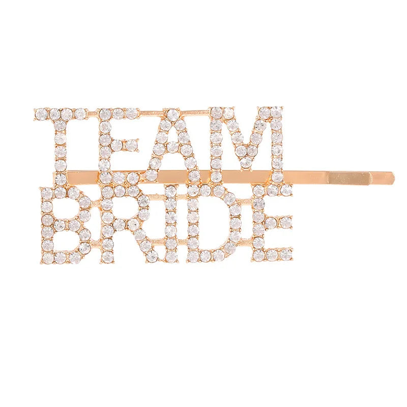 Team Bride To Be Hair Pin