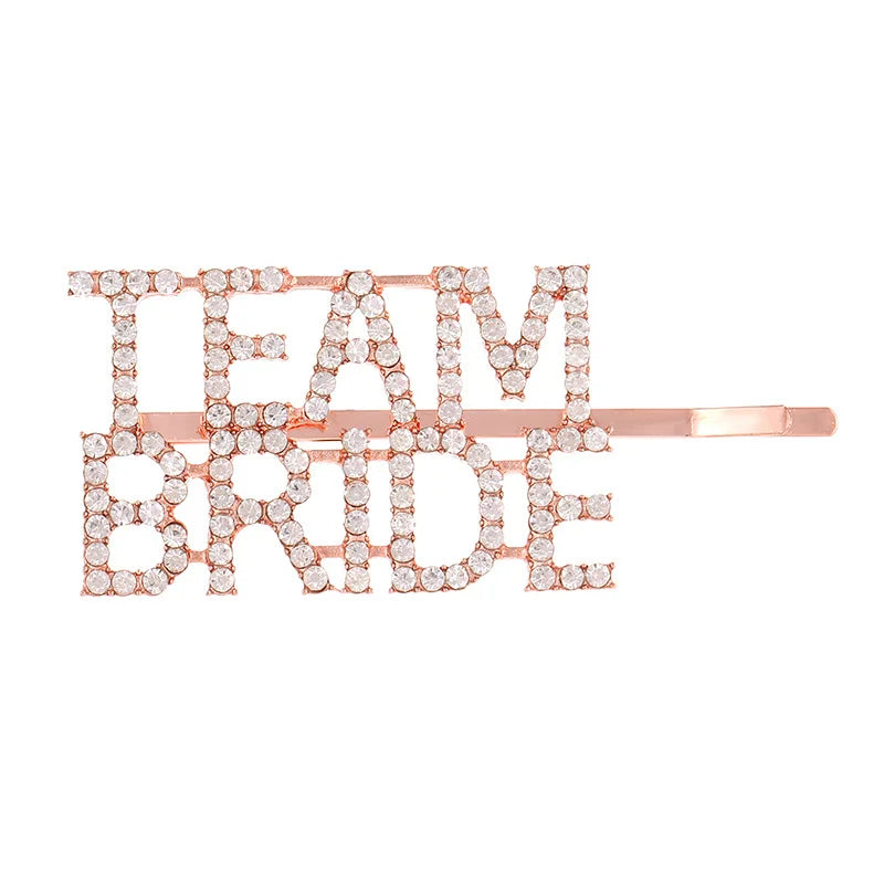 Team Bride To Be Hair Pin