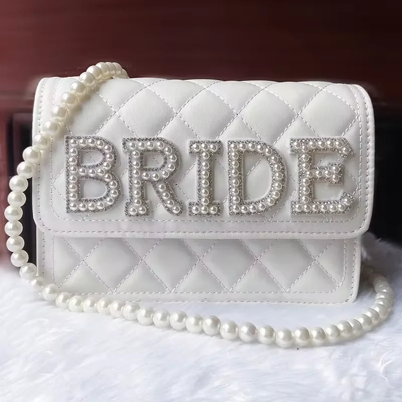 Pearl Bride to Be Clutch Bag