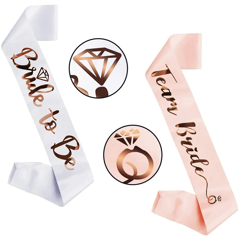 3pcs Bride Sash for Bride To Be
