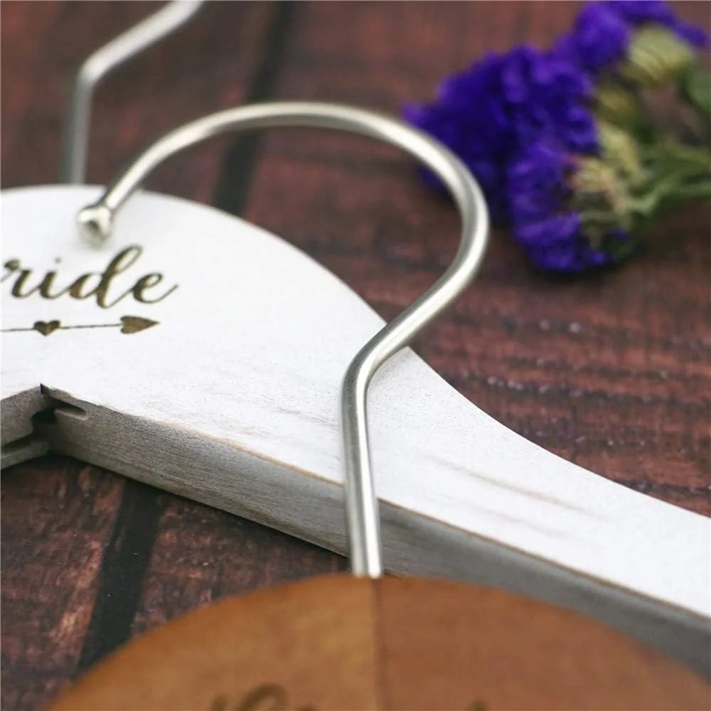 2-pack Wedding Hangers for Bride and Groom