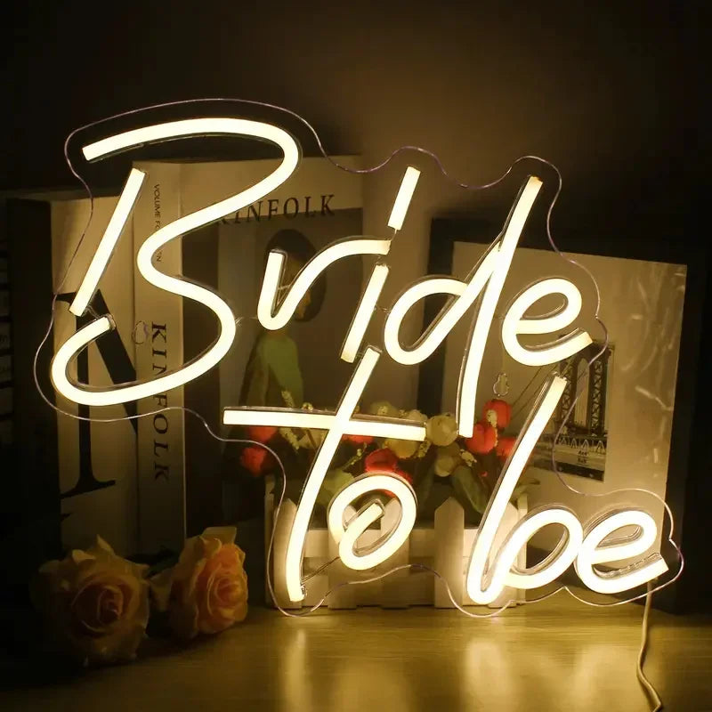 Bride to be Neon LED Light Sign USB
