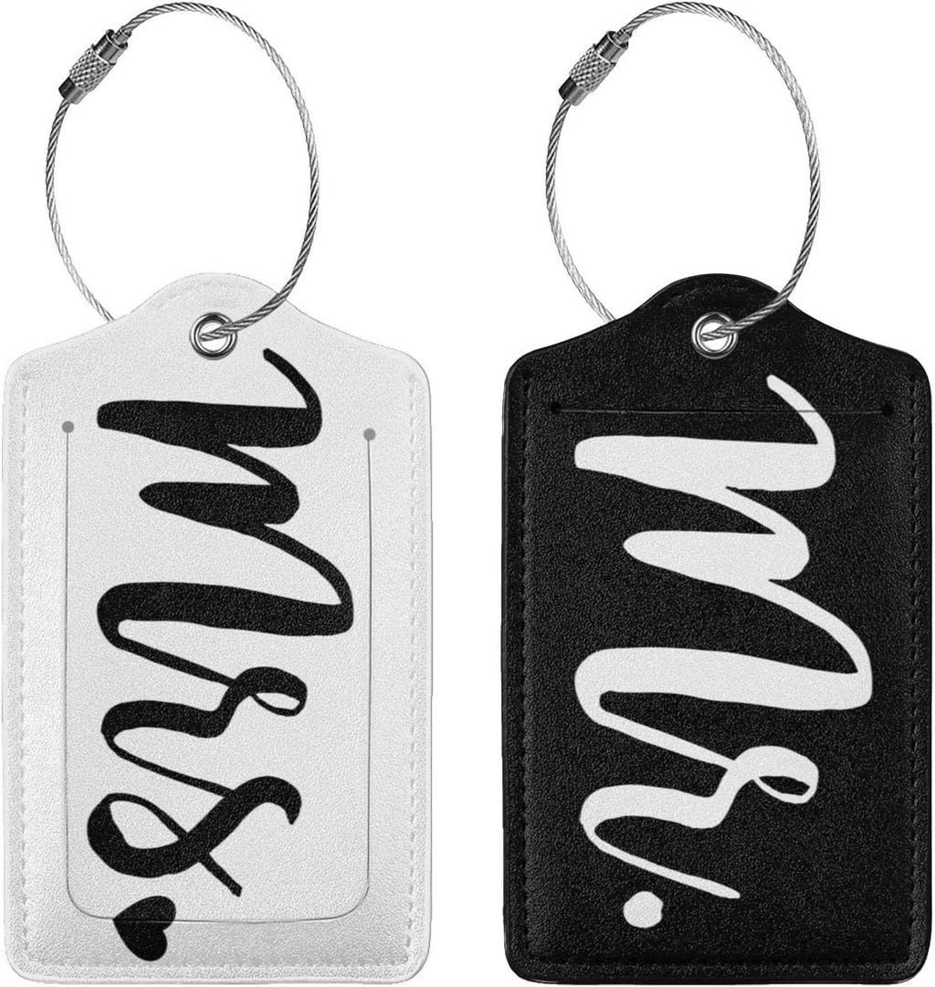 Mr and Mrs Luggage Tags