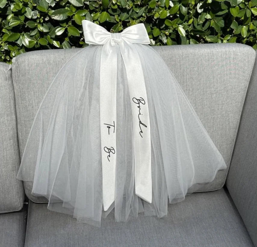 Bride To Be Pearl Veil