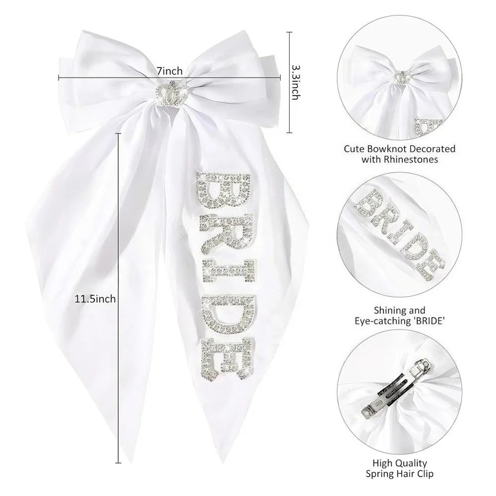 Pearl Bride Hair Bow