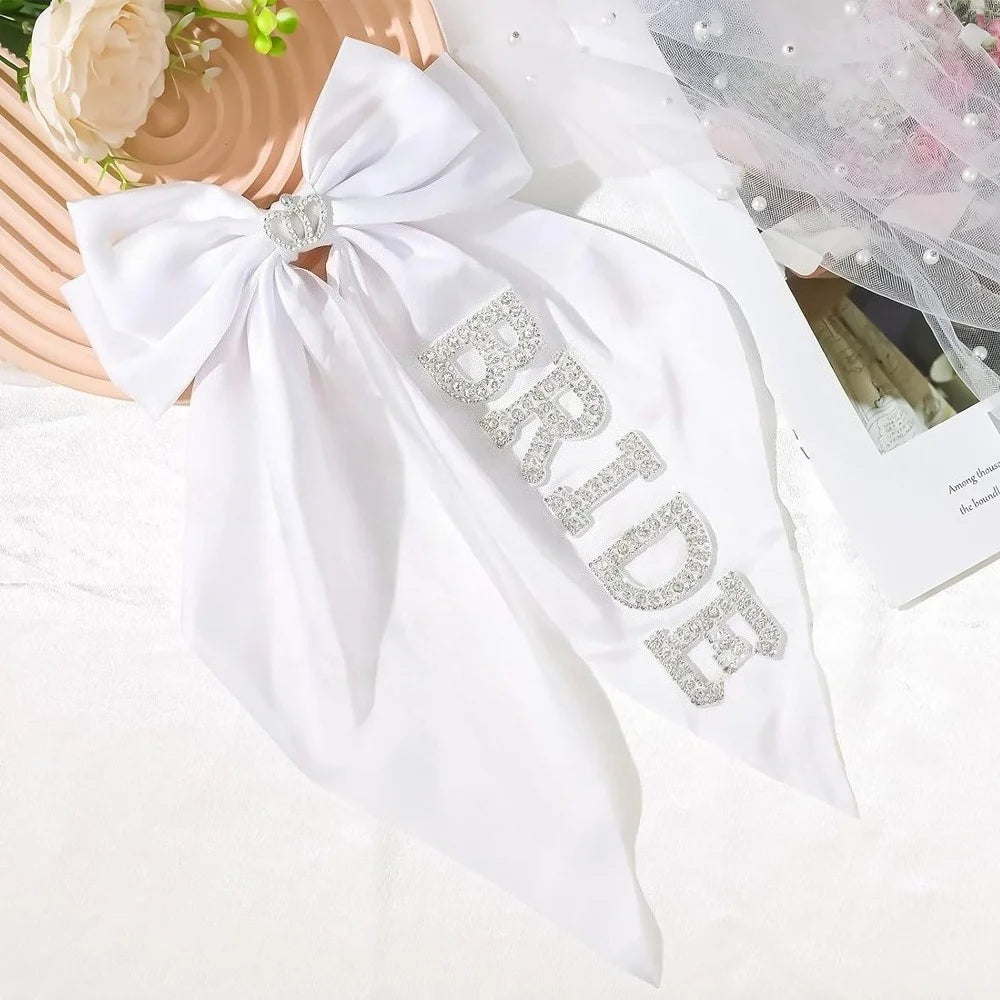 Pearl Bride Hair Bow