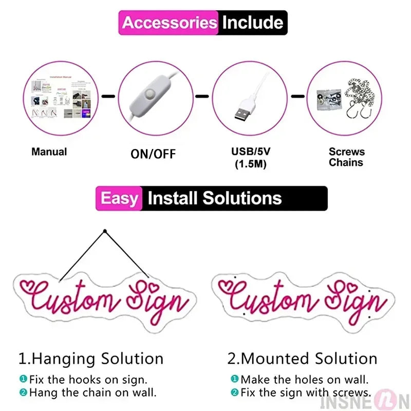 Bride to be Neon LED Light Sign USB