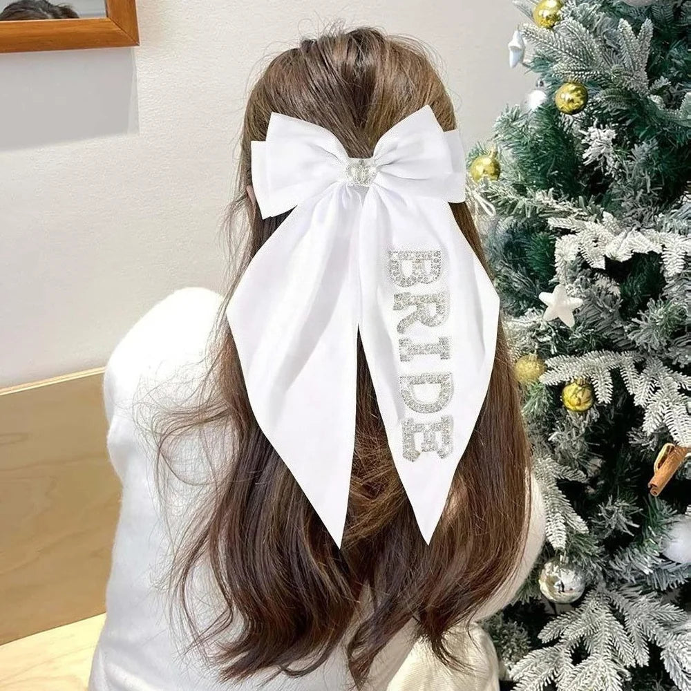 Pearl Bride Hair Bow