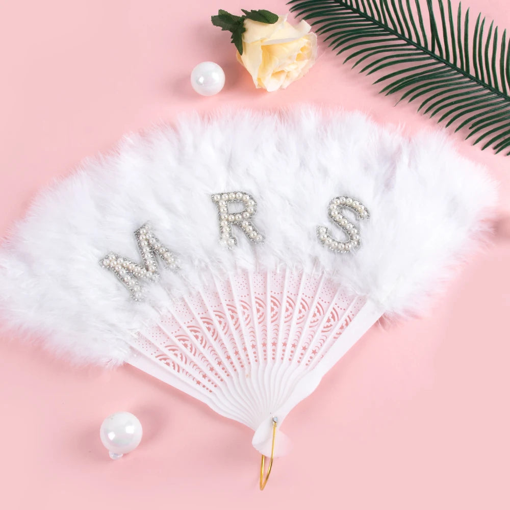 Bride Feather Fan