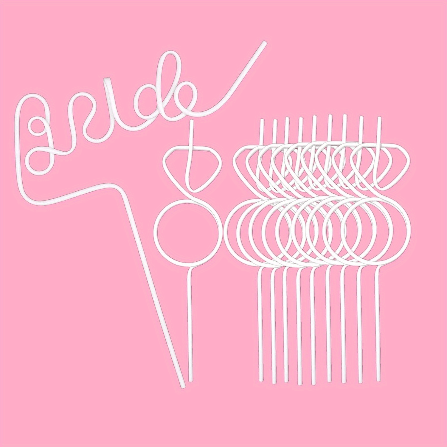 Bride To Be Bachelorette Party Straws